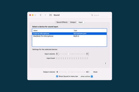 Image for article: How to Select Mac Computer Audio Input & Output Devices