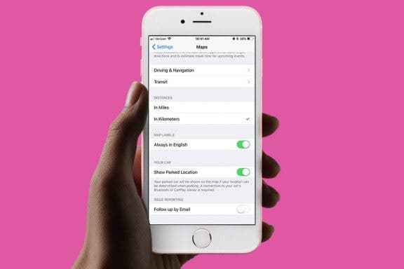Image for article: How to Change Miles to Kilometers in Maps on iPhone