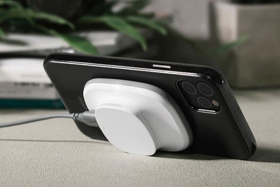 Image for article: Review: Moshi's SnapTo Wireless Charger with a Magnetic Twist