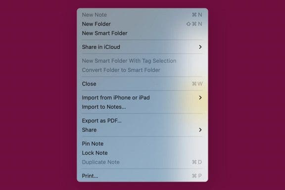 Image for article: Solved: Can't Create New Note on Mac