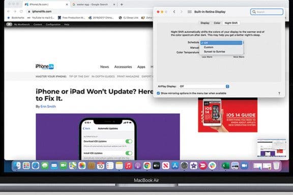 Image for article: How to Turn On Night Shift on a MacBook