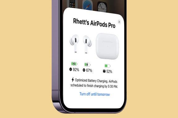 Image for article: What Is Optimized Battery Charging for AirPods?