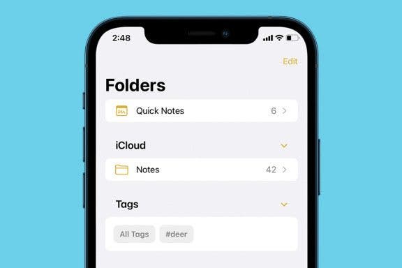 Image for article: How to Organize Notes on iPhone with Tags