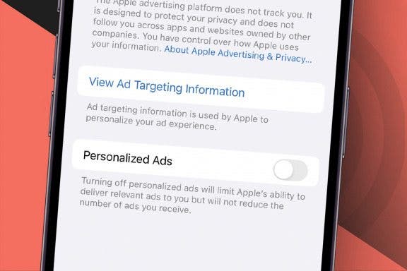 Image for article: How to Disable Personalized Ads on the iPhone