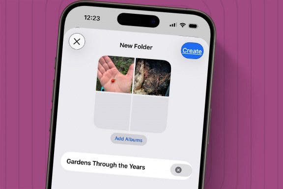 Image for article: How to Make Folders in the Photos App on Your iPhone & iPad
