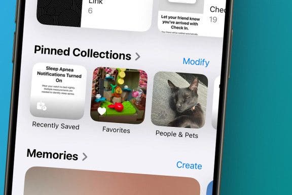 Image for article: Customize Pinned Collections in the Photos App (iOS 18)