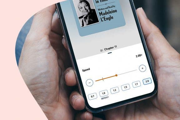 Image for article: How to Change Audible Narration Speed on an iPhone