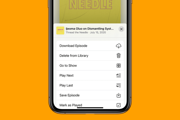 Image for article: How to Add Episodes to Up Next in the Podcasts App on an iPhone
