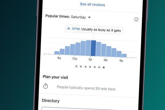 Image for article: Check Busy Times for Nearby Businesses
