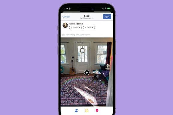 Image for article: How to Post a Live Photo on Facebook from iPhone