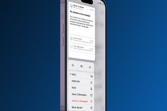 Image for article: How to Quickly Preview an Email on iPhone