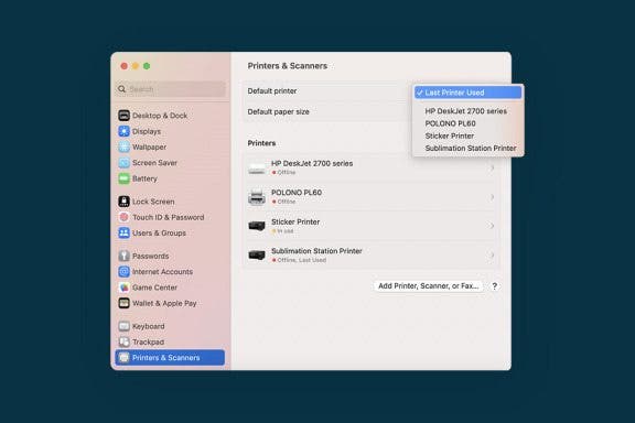 Image for article: How to Set Default Printer on Mac (macOS Ventura or Earlier)