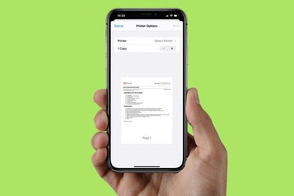 Image for article: How to Print Emails from Your iPhone