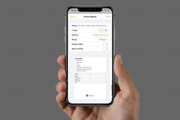 Image for article: How to Print Notes on iPhone