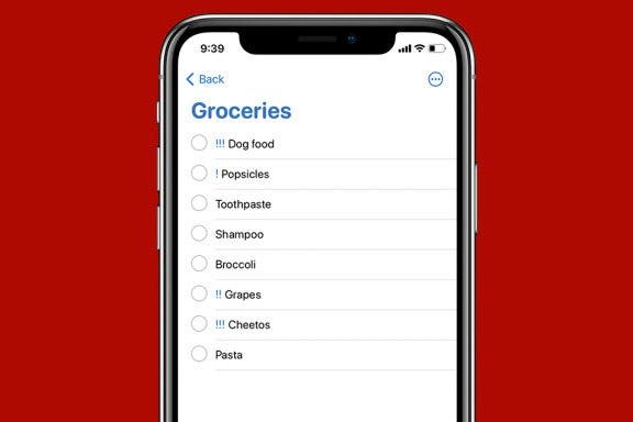 Image for article: How to Set a Priority Reminder on iPhone