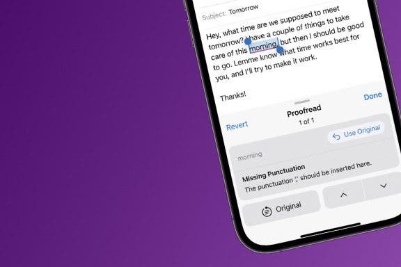 Image for article: Use Apple Intelligence to Proofread Your Writing