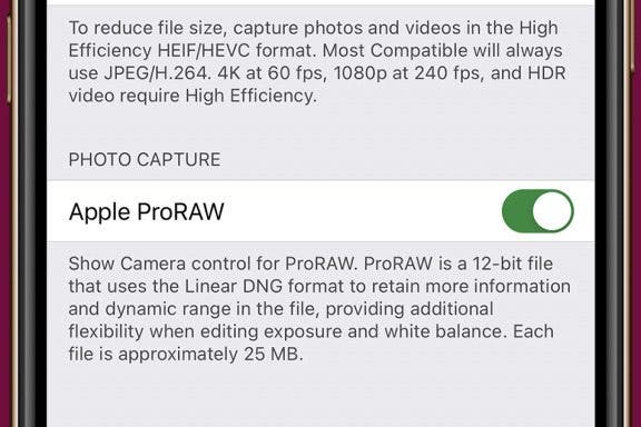 Image for article: How to Use ProRaw Photography on an iPhone 12 Pro & Pro Max