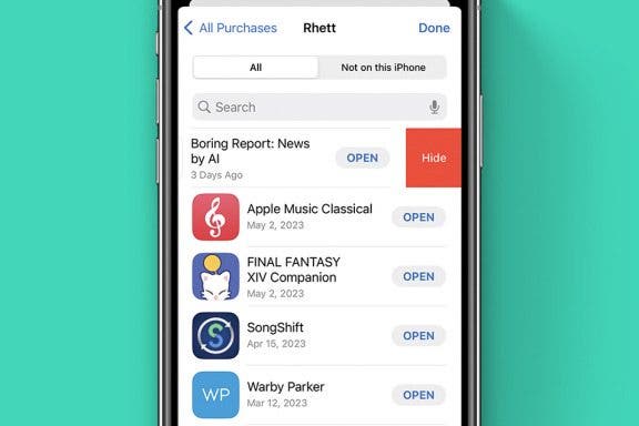 Image for article: How to Delete Purchase History on iPhone