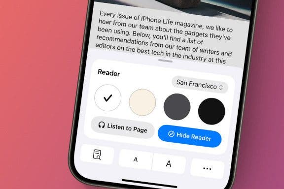 Image for article: How to Use Safari Reader Mode on iPhone & iPad