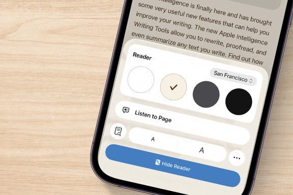 Image for article: How to Use Safari Reader Mode on iPhone & iPad