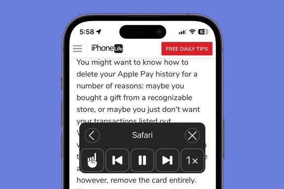 Image for article: Have Your iPhone or iPad Read to You