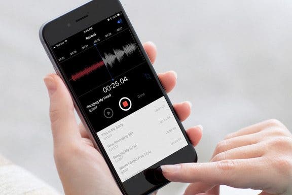 Image for article: How to Record over a Section in Voice Memos on the iPhone