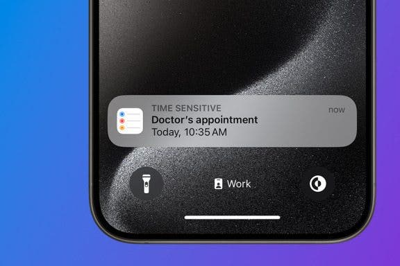Image for article: Set a Reminder on iPhone & iPad