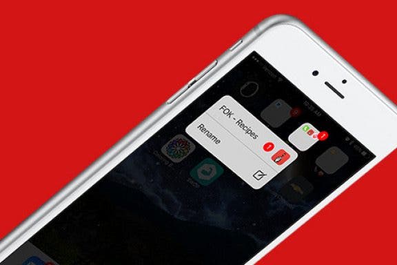 Image for article: How to Quickly Rename a Folder with 3D Touch on iPhone