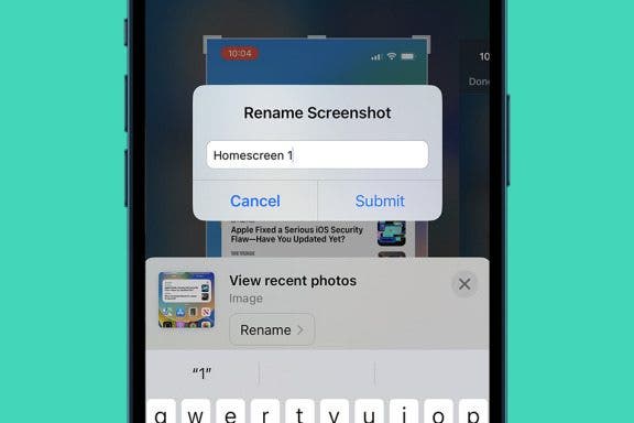 Image for article: How to Rename Screenshots on iPhone