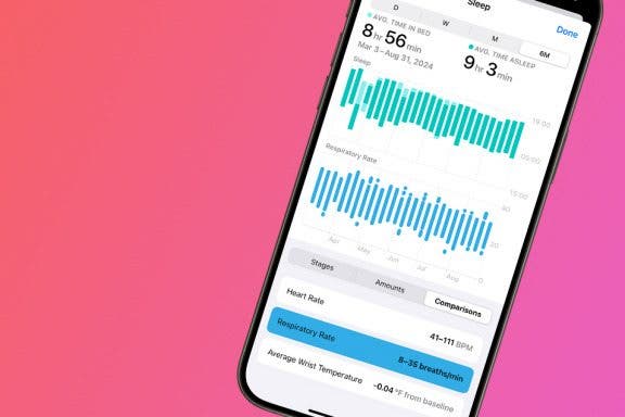 Image for article: How Apple Watch Tracks Respiratory Rate While Sleeping