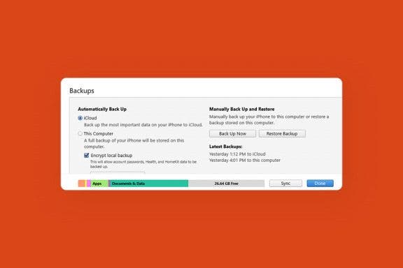 Image for article: How to Restore iPhone from an iTunes Backup