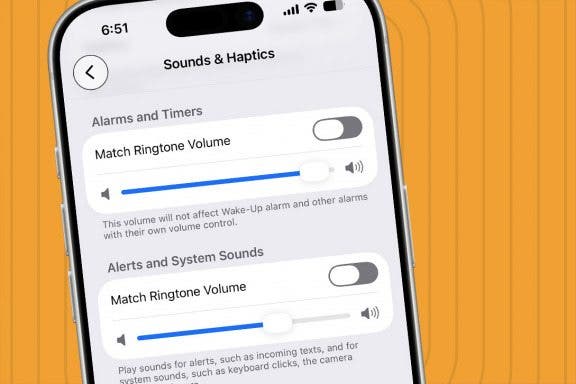 Image for How to Set Separate Alarm and Ringer Volumes on Your iPhone