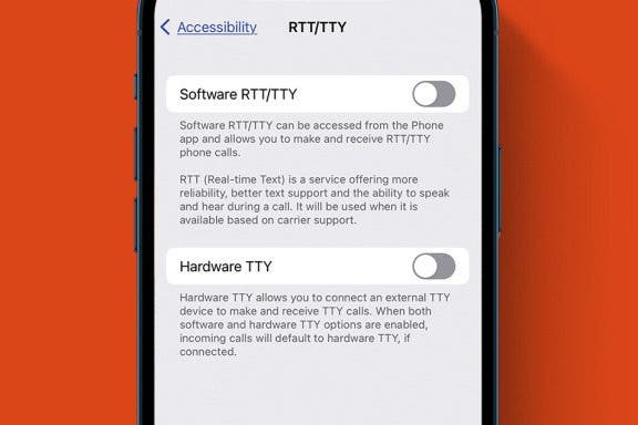 Image for article: How to Turn Off RTT (Real Time Text) on an iPhone