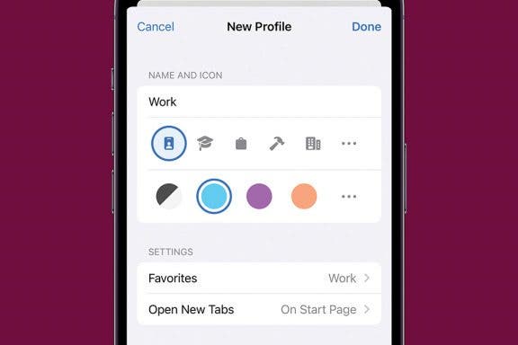 Image for article: Keep Home & Work Separate with Safari Profiles