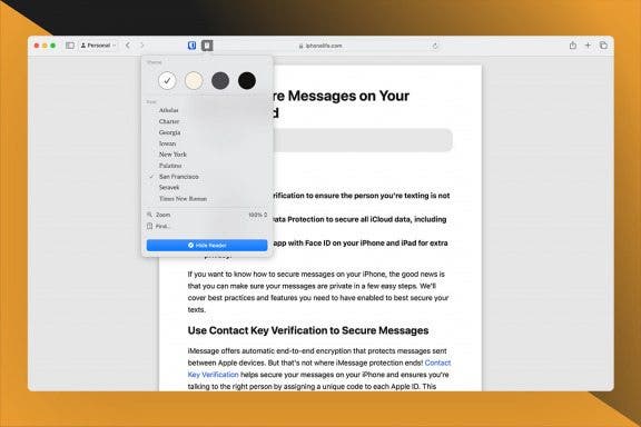 Image for article: How to Use Safari Reader View for Mac