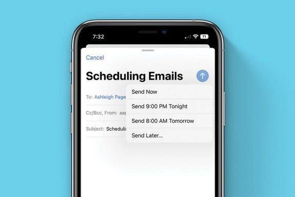 Image for article: Schedule an Email in Apple Mail on Your iPhone