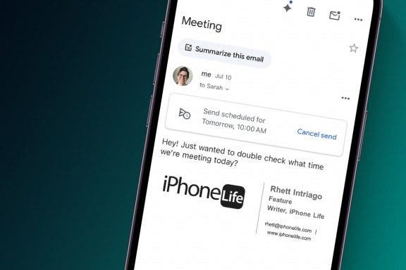 Image for article: How to Schedule an Email in the Gmail App on iPhone