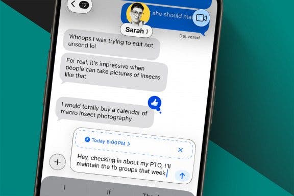 Image for article: Schedule Messages to Send Later on Your iPhone