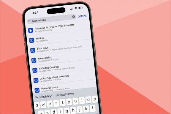Image for article: How to Search iPhone Settings