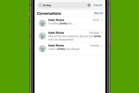 Image for article: Lost a Text? Search Messages on Your iPhone & iPad