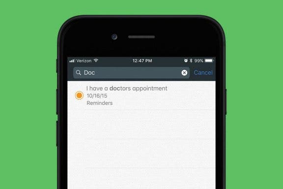 Image for article: How to Search for a Particular Reminder on Your iPhone