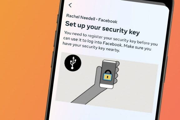 Image for article: How to Add a Security Key to Facebook