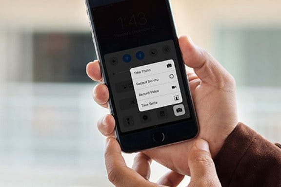 Image for article: How to Take a Selfie From Control Center with 3D Touch
