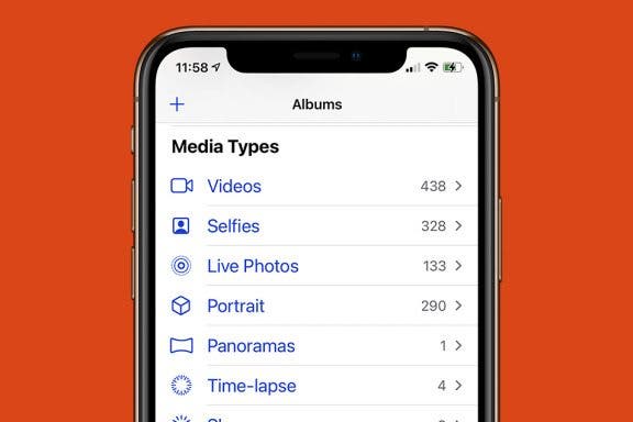 Image for article: How to Find Selfies, Screenshots & More on iPhone