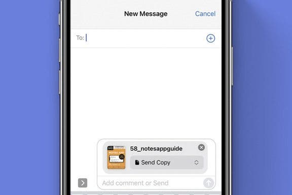 Image for article: How to Send a PDF File via Text on iPhone