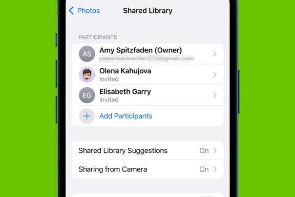 Image for article: How to Add People to an iCloud Shared Photo Library