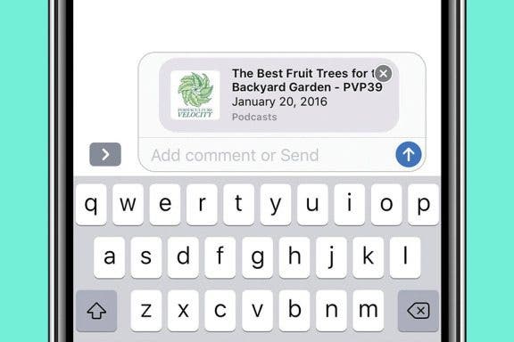 Image for article: How to Share a Podcast Episode from Your iPhone