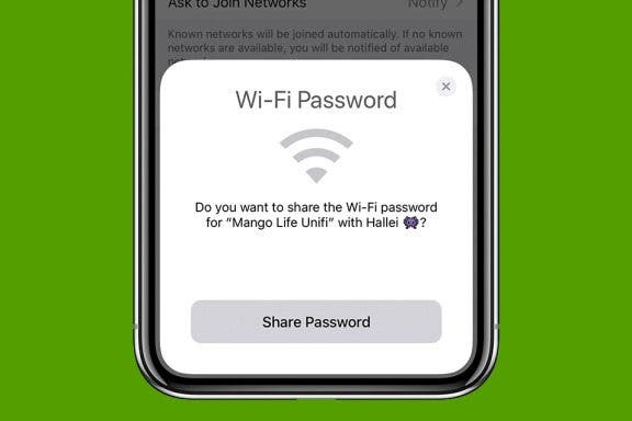 Image for article: How to Share Wi-Fi Password with a Single Tap