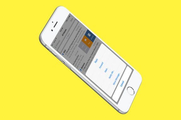 Image for article: How to Use Swiping Gestures in Mail on iPhone