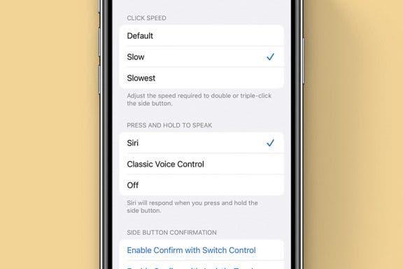 Image for article: Double-Click Side Button Not Working? Check This Setting
